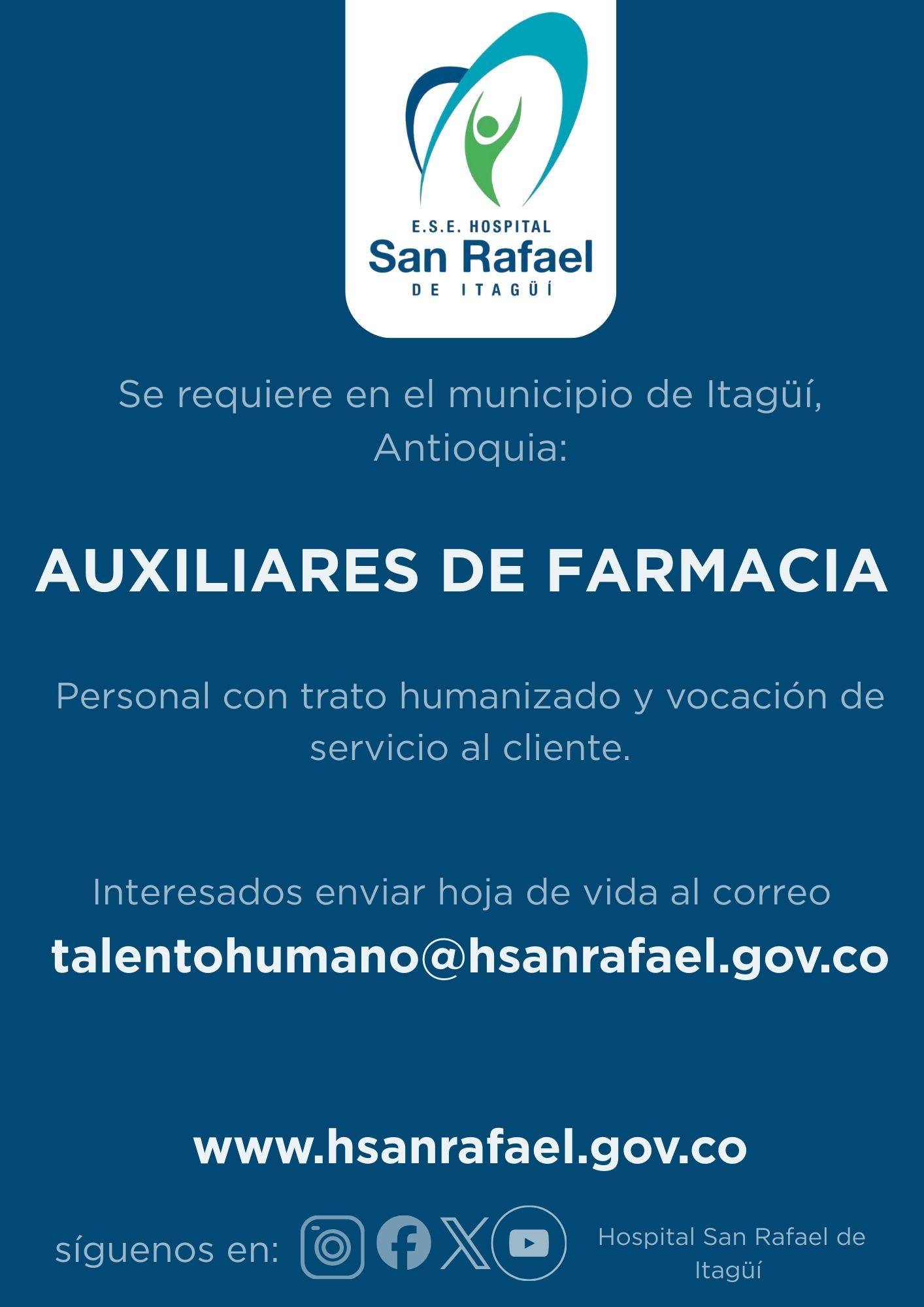 Convocatoria auxiliares de farmacia