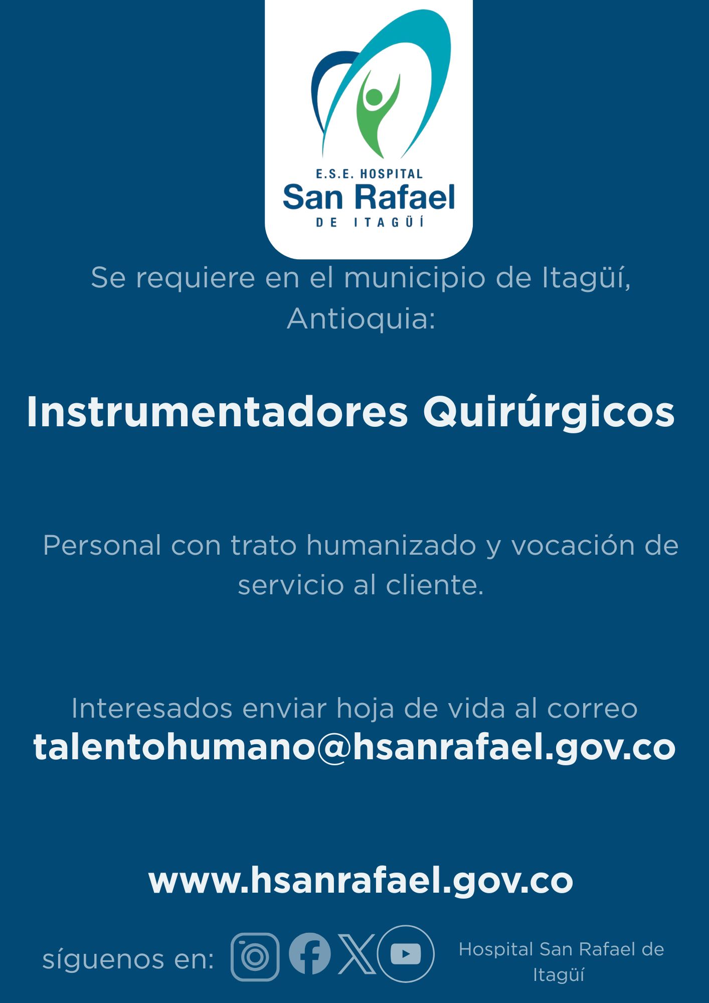 Convocatoria Instrumentadores Quirúrgicos